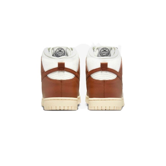 Nike Dunk High Retro PRM Pecan Sail Blue Off Noir DQ8800-200 Mens 10.5 New DS - Picture 5 of 7